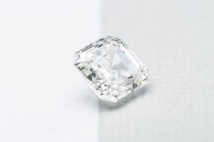 Large diamond, white background