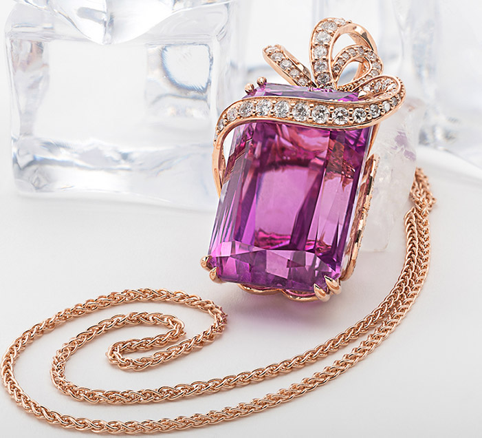 Masterpiece Range – Pink Kunzite Pendant