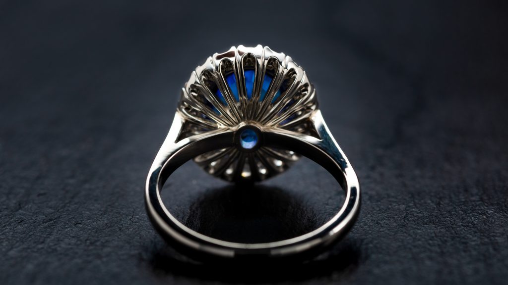 bespoke sapphire engagement ring, UK, pricing, handmade